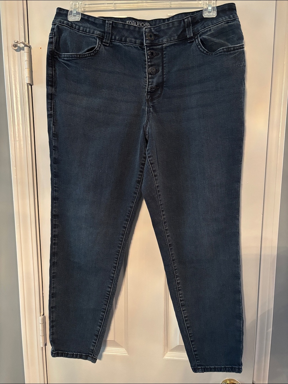 Maurices High-Rise Faded Black Wash Jeans